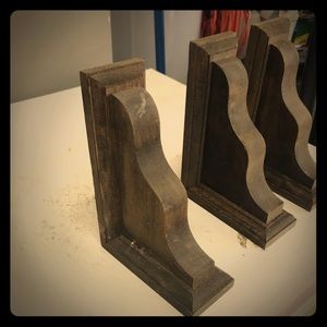 Solid Wood Decor Shelf Brackets